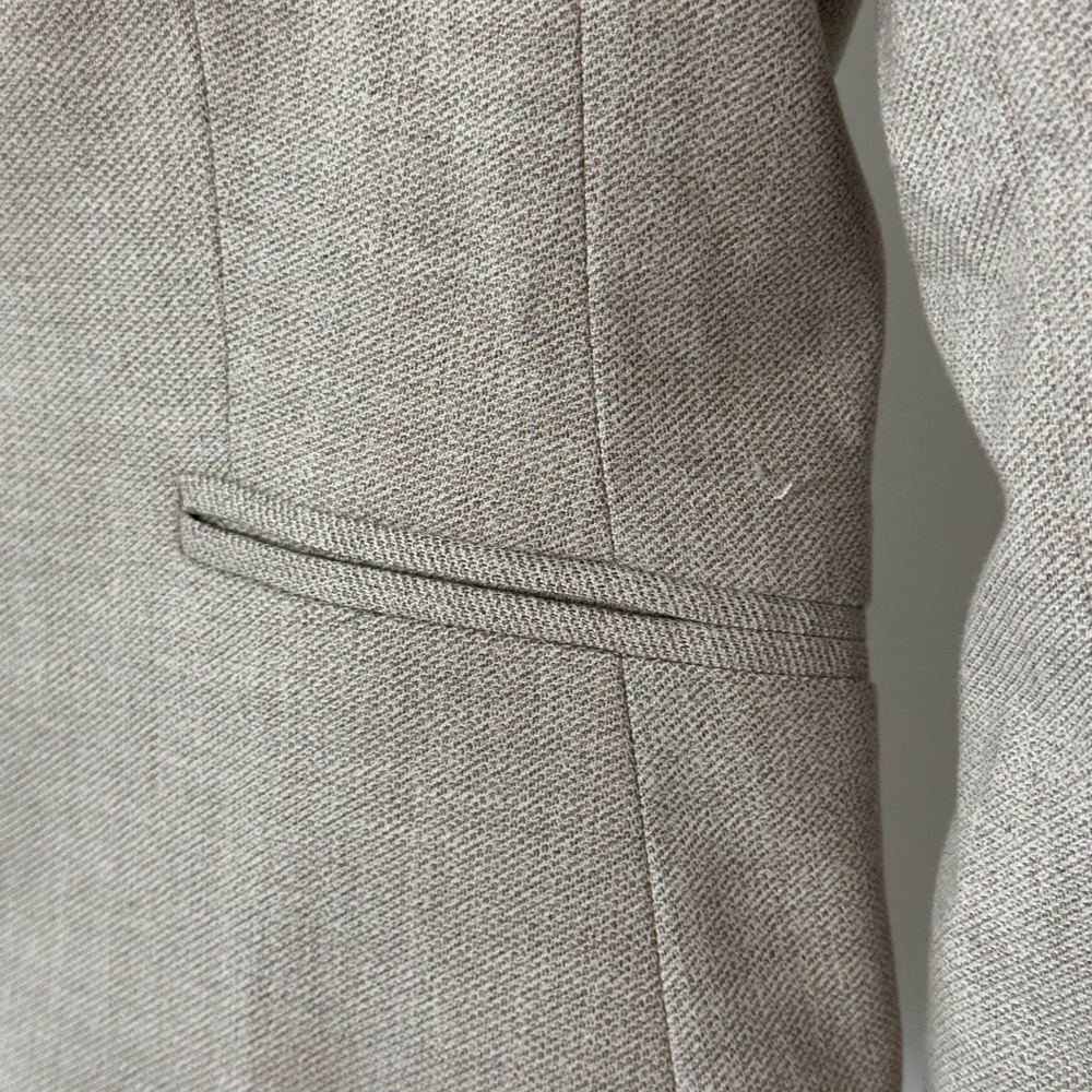 H&M taupe blazer fitted size small - Picture 2 of 5